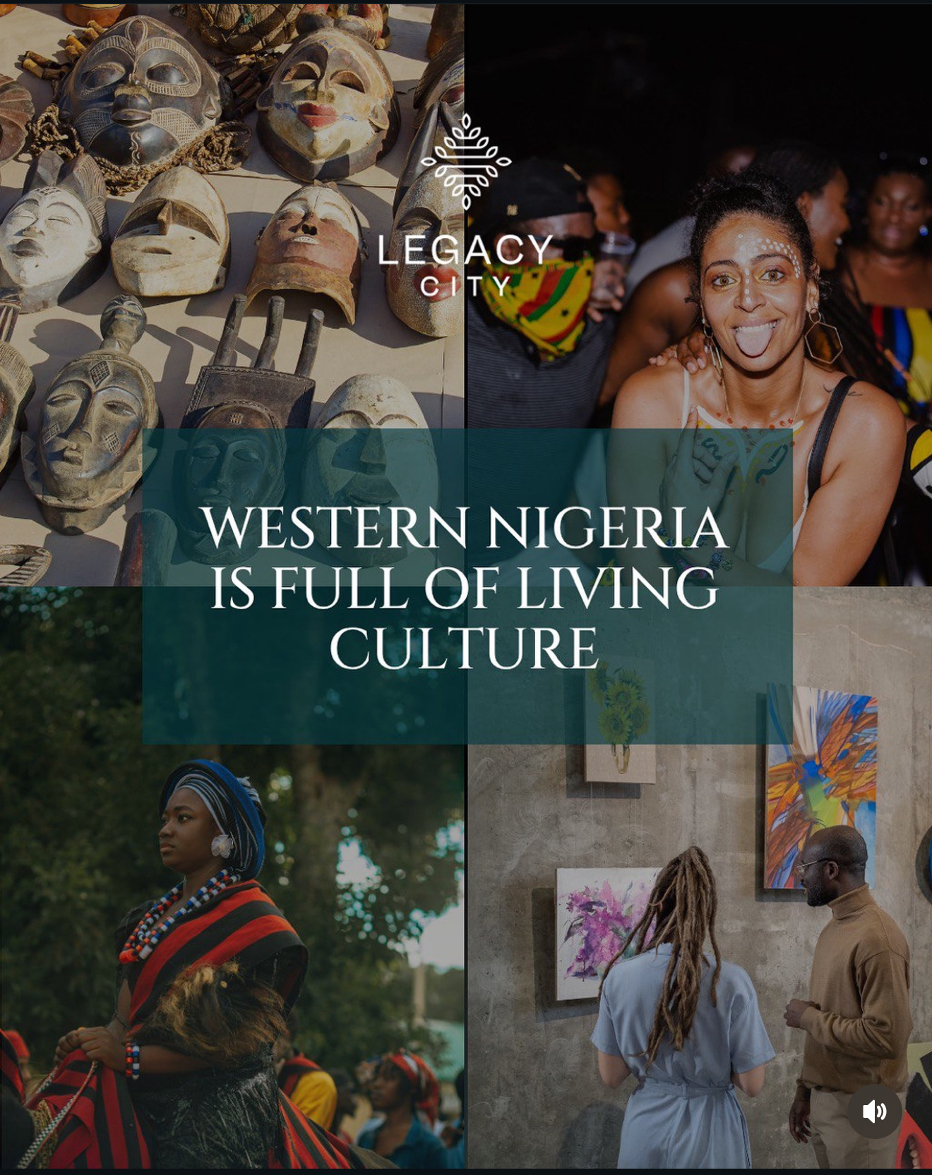 Western Nigeria living culture — masks, festival, traditional dress, and contemporary art